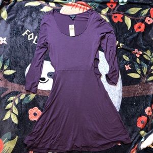 AE Dress Soft & Sexy purple cutout dress